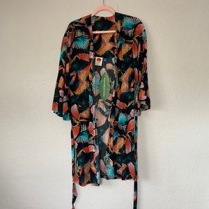 Farm Rio toucan kimono size S